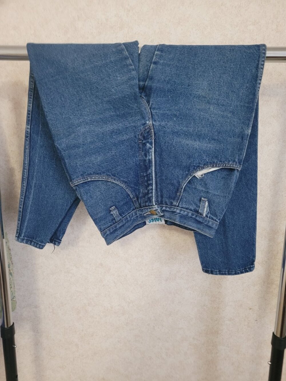Vintage Blue Jeans Laffs 1980s Skinny Juniors Womens